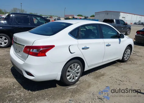 2016 Nissan Sentra S из США, поврежденный, VIN 3N1AB7AP2GY334133